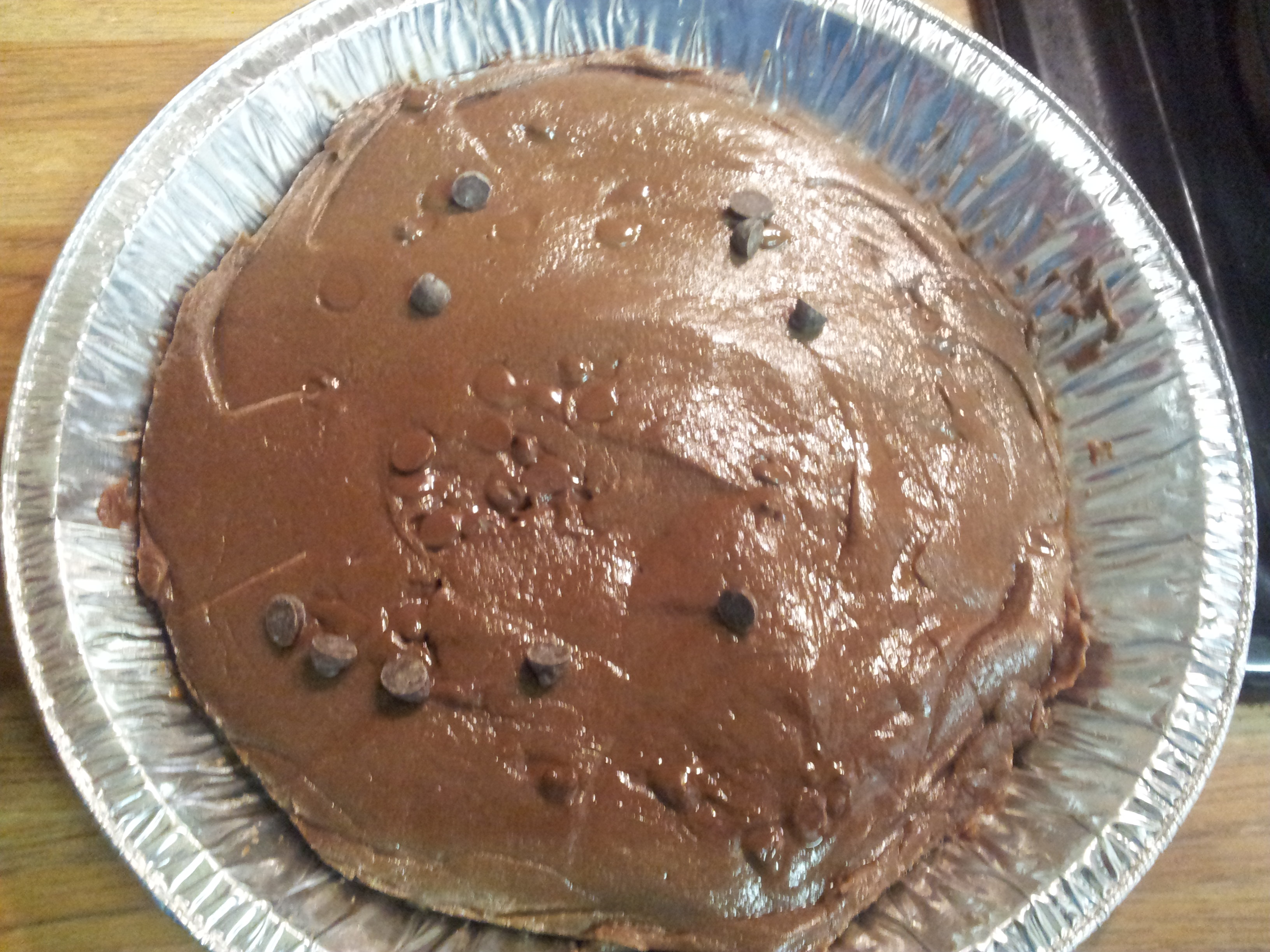 Chocolate Burfee Pie